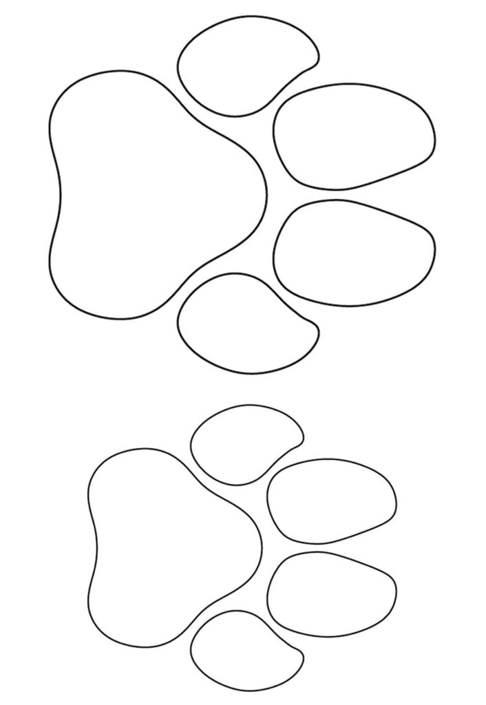 Molde de Pegada de Cachorros