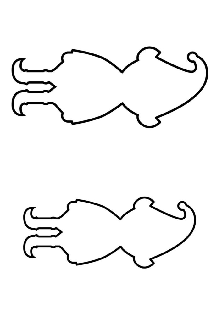 Molde de Duendes para Imprimir