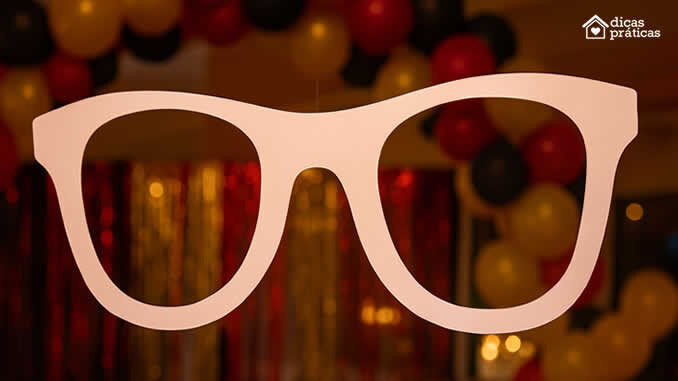 Molde de Óculos para Imprimir