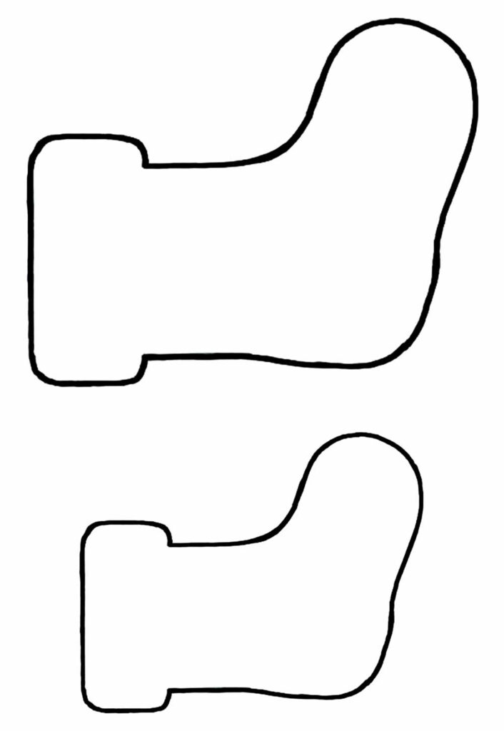 Moldes de Bota de Natal