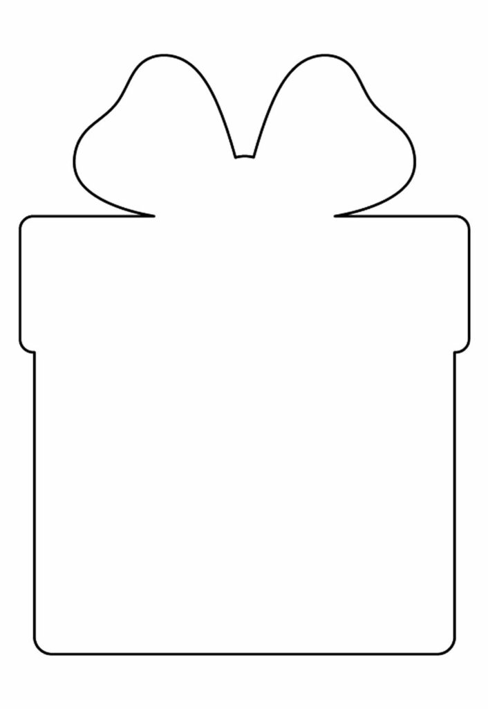 Molde de Presente de Natal