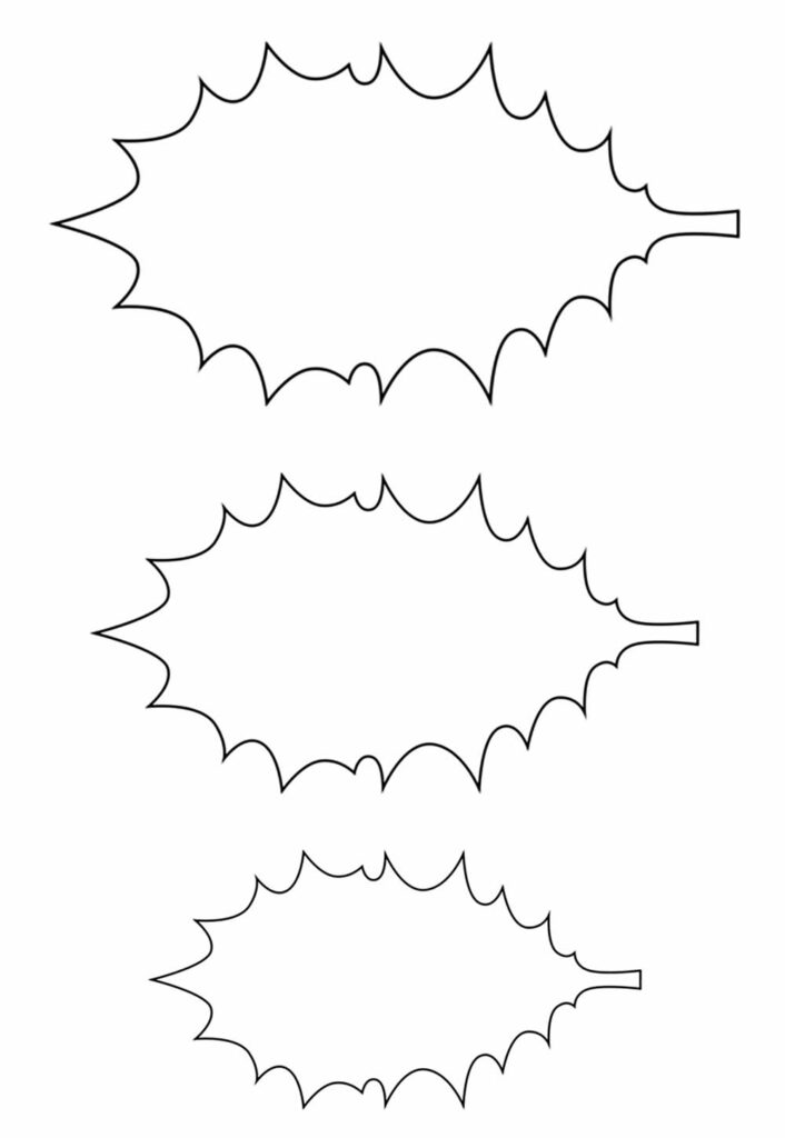 Molde de Folhas de PInheiro