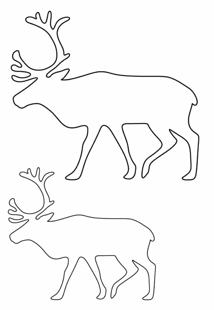 Molde de Rena de Natal