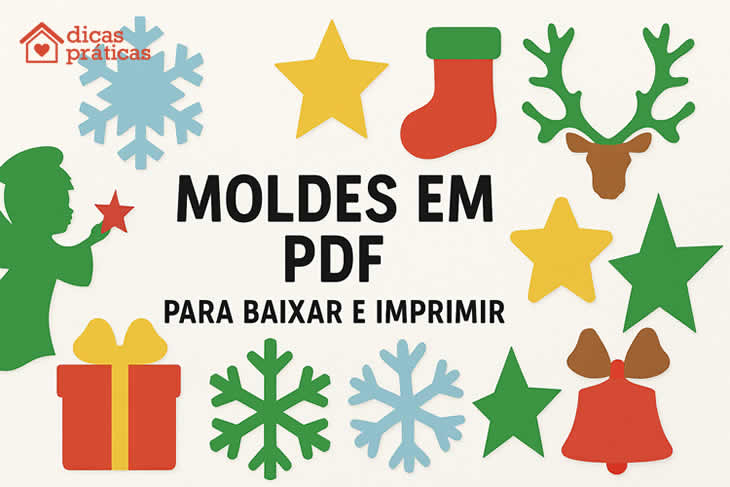 Moldes de Natal em PDF para Imprimir