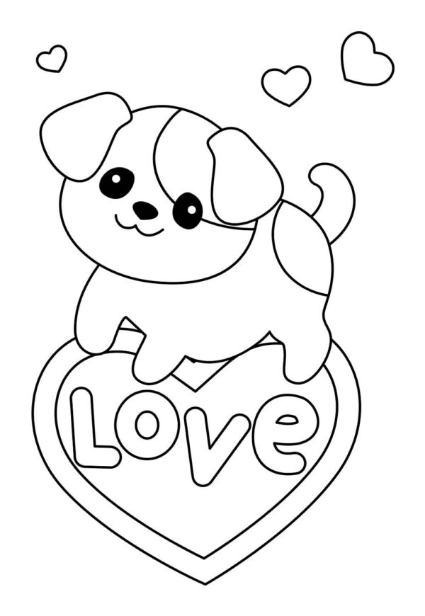Desenhos de Cachorro Kawaii