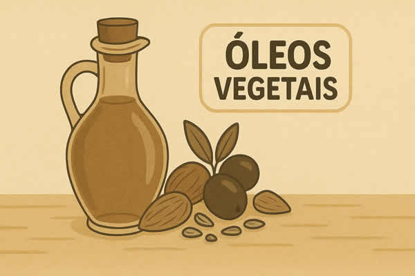Óleos Naturais - Ingrediente Natural Bom para a Pele