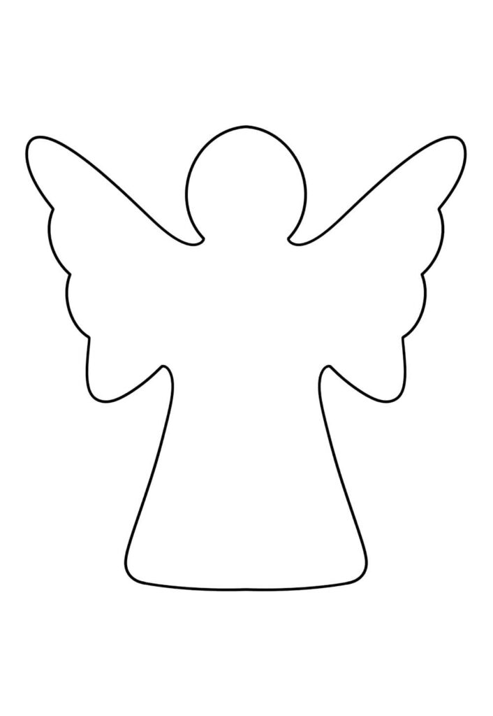 Molde de Anjo de Natal