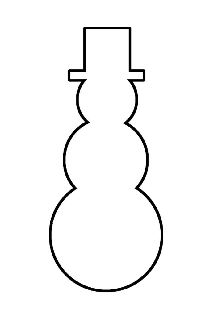 Molde de Boneco de Neve
