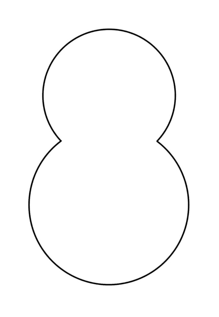 Molde de Boneco de Neve