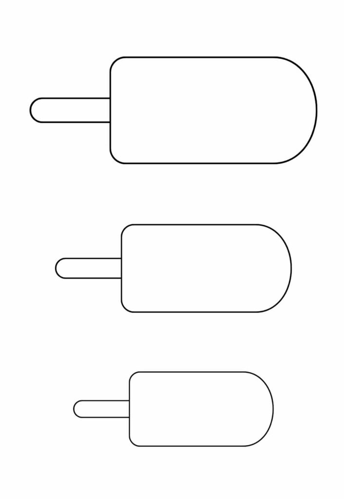 Molde de Picolés para imprimir