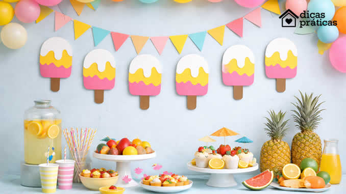 Moldes de Picolé para Decoração