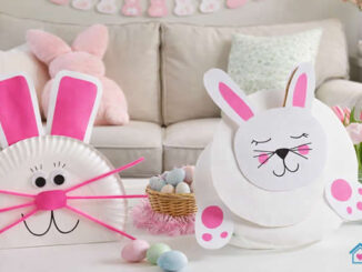 Decoração com Pratos Descartáveis para a Páscoa