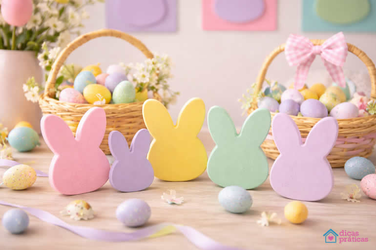 Enfeites com Coelhinhos