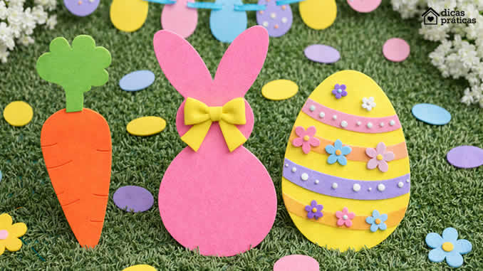 Moldes de Páscoa em EVA