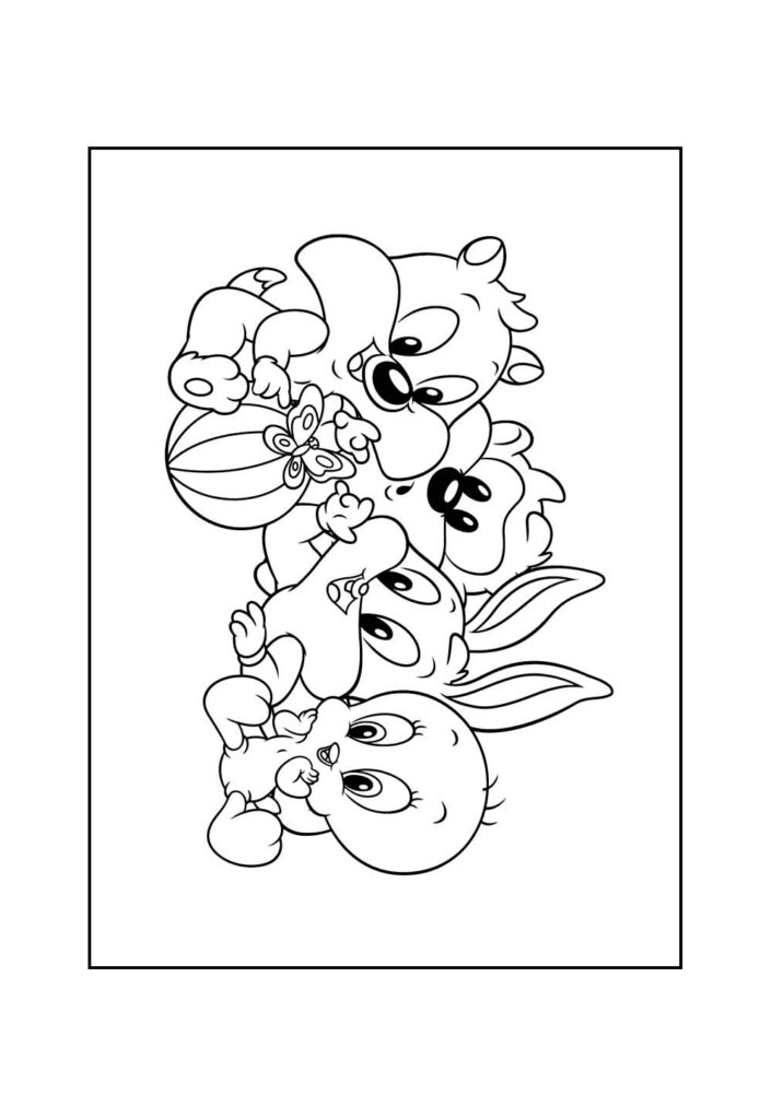 Desenho de Baby Looney Tunes para colorir