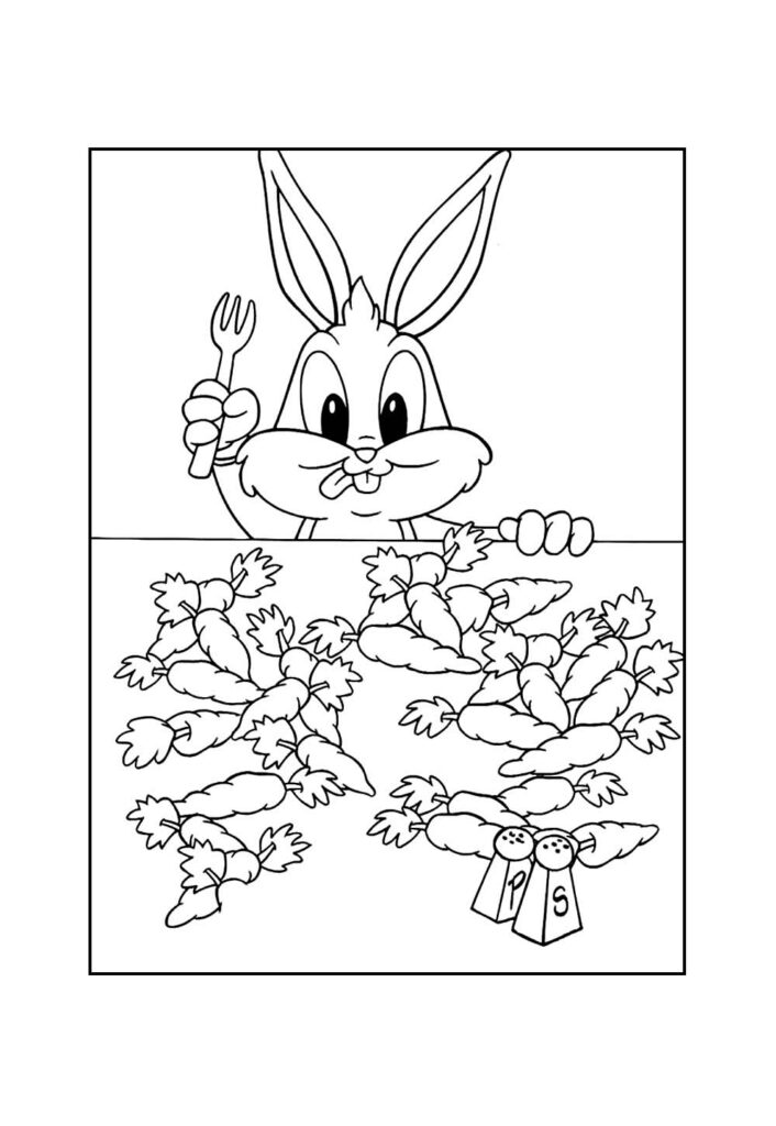 Desenho de Baby Looney Tunes para pintar