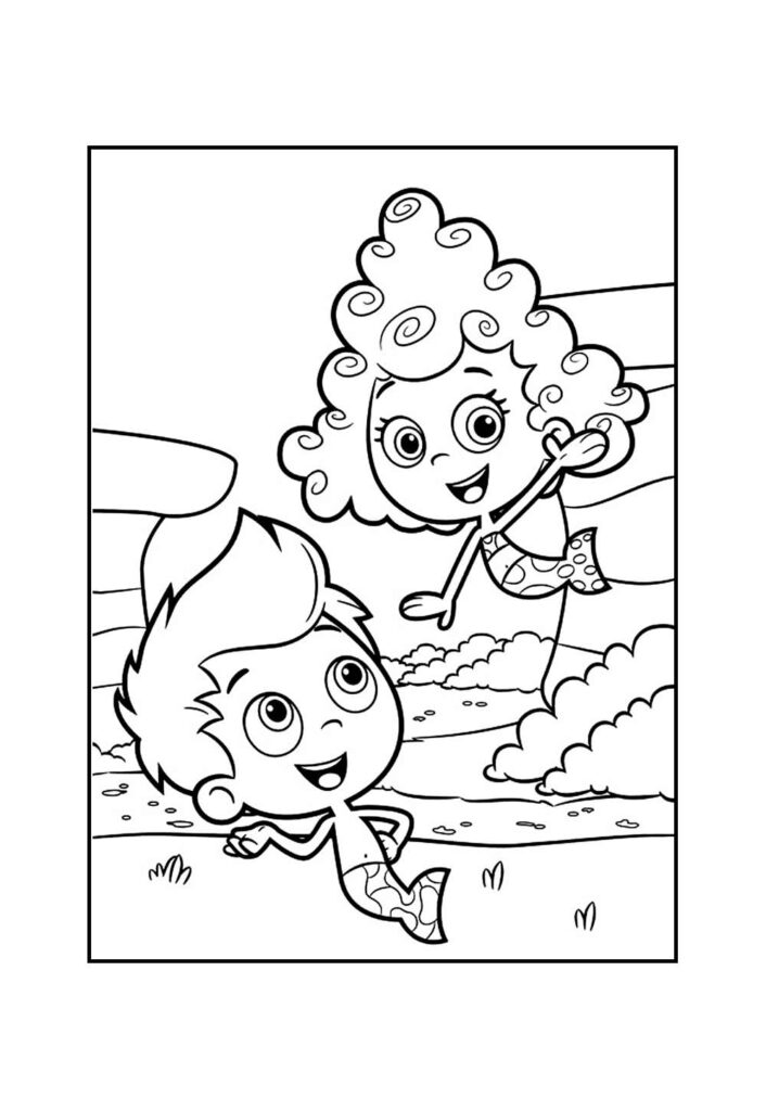 Desenho de Bubble Guppies
