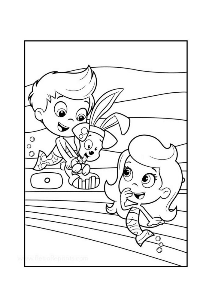 Desenho de Bubble Guppies