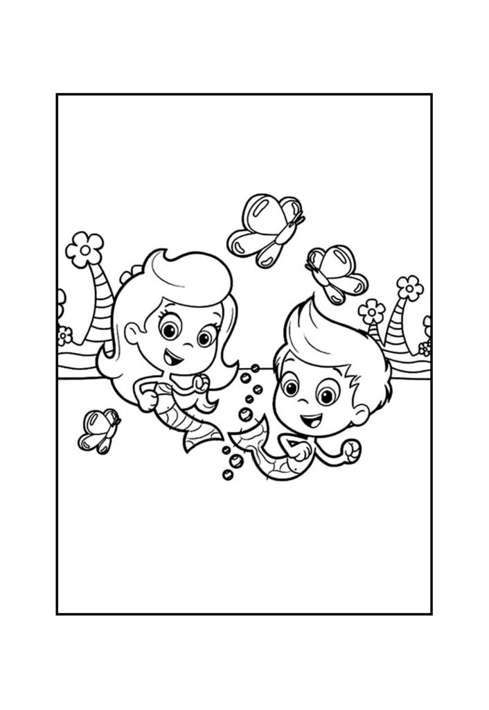 Desenho de Bubble Guppies