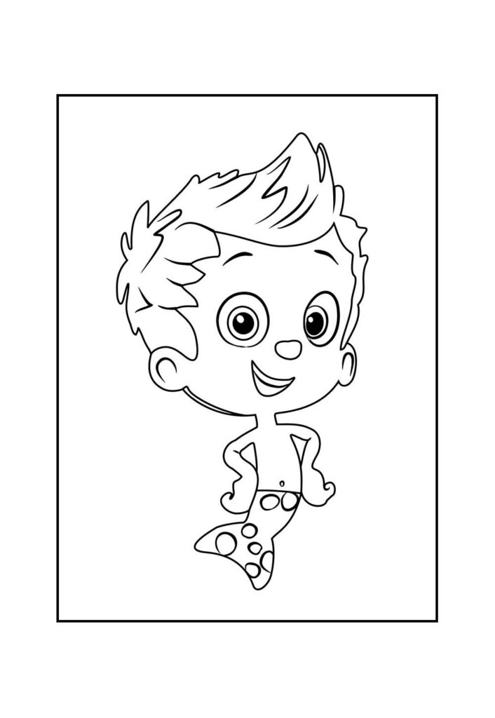 Desenho Bubble Guppies Colorir