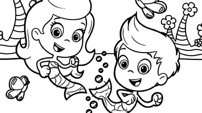 Desenhos Bubble Guppies Colorir