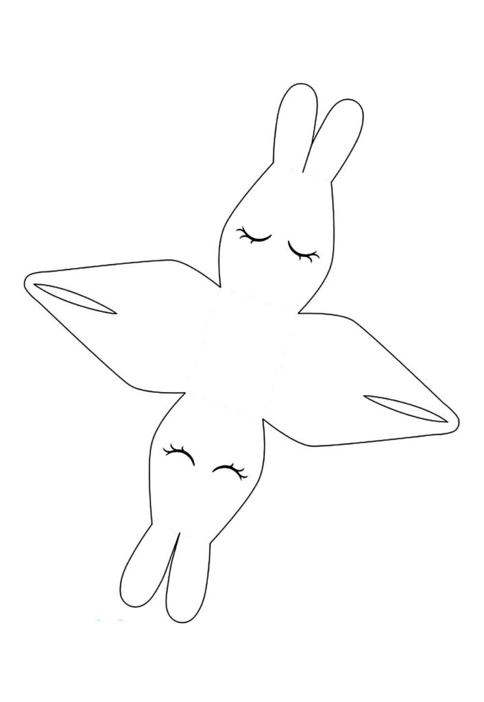 Molde de Caixa de Coelhinho