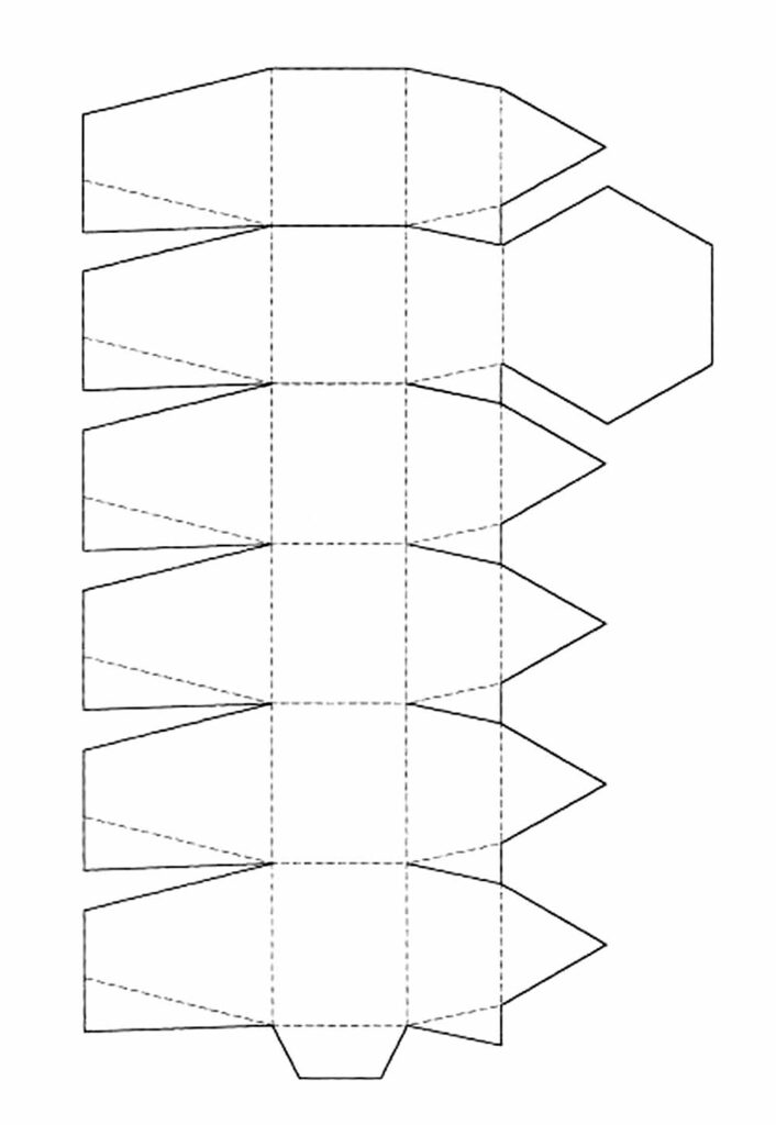 Molde de Caixinha de Ovo de Páscoa