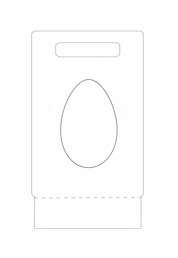 Caixinha de Ovo de Páscoa - Moldes