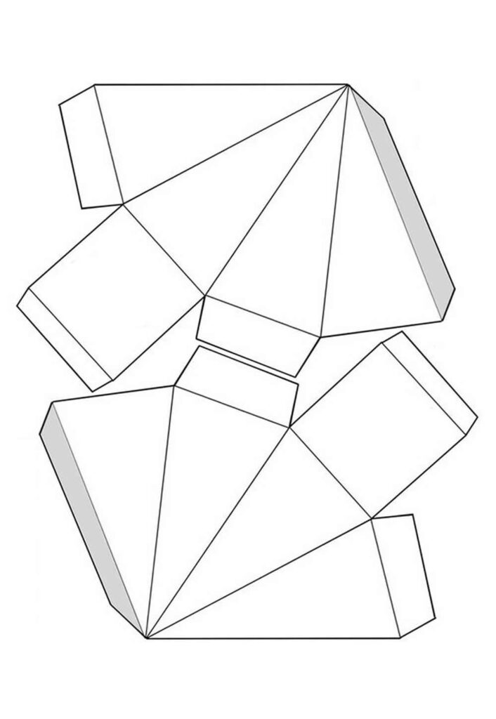 Molde de Caixinha Cenoura