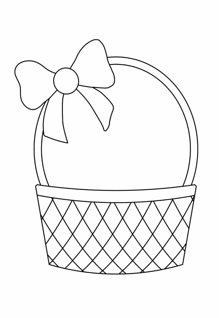 Moldes de Cestinha de Páscoa