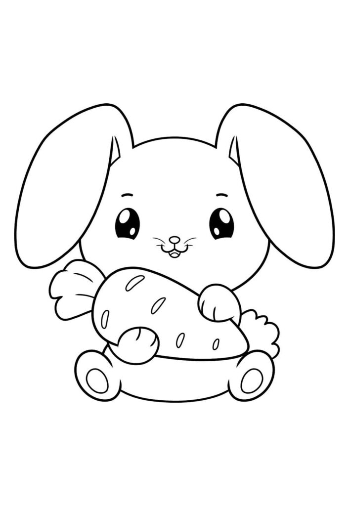 Desenho de Coelho para Colorir