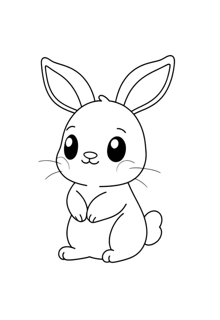 Molde de Coelho para Recortar