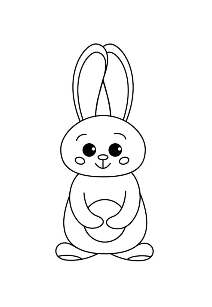 Molde de Coelho para Recortar