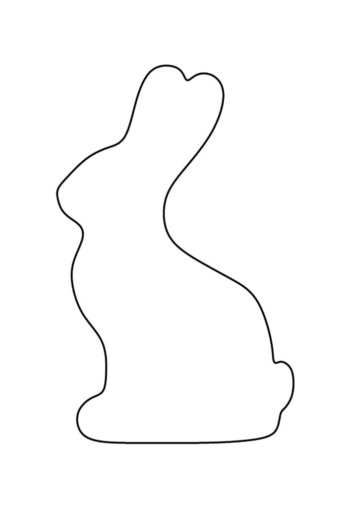 Molde Simples de Coelhinho