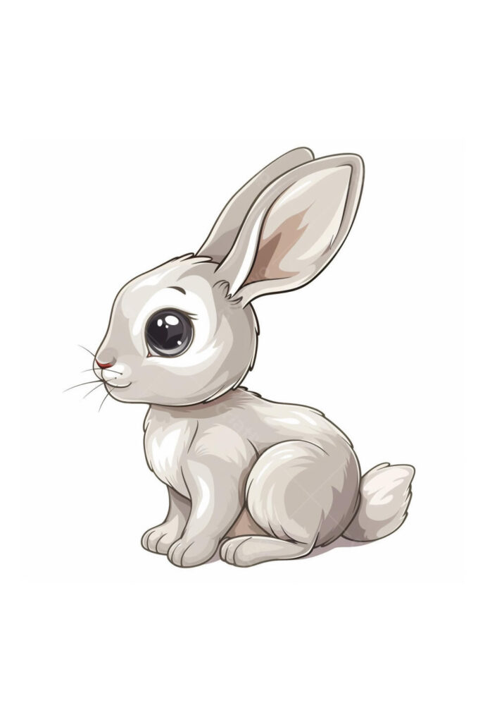 Molde de Coelho Colorido