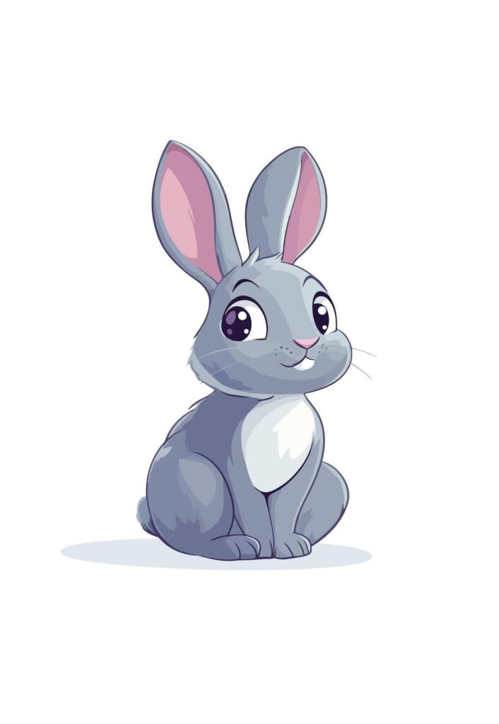 Molde de Coelho Sentado