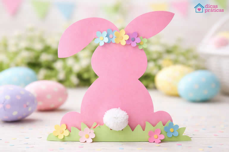 Moldes de Coelho Sentado