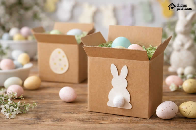 Embalagem de Páscoa com Molde
