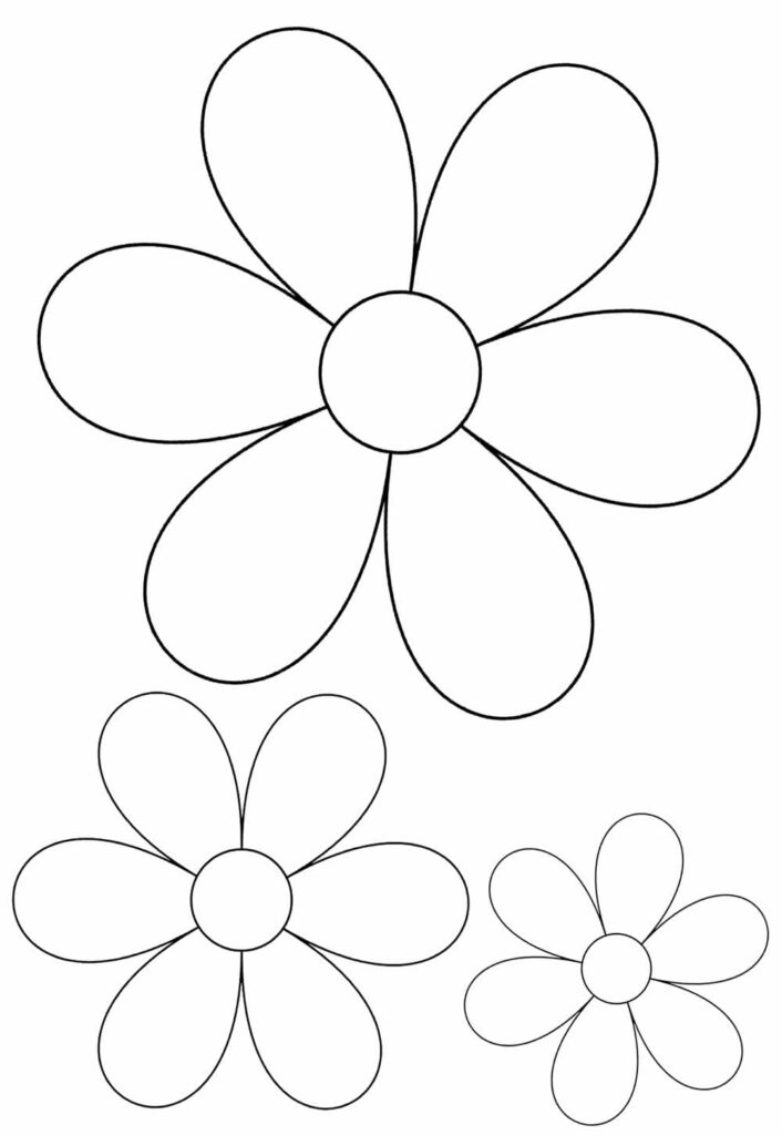 Moldes de Flores para Imprimir