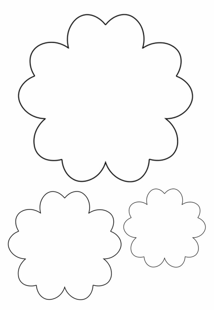 Moldes de Flores para Imprimir