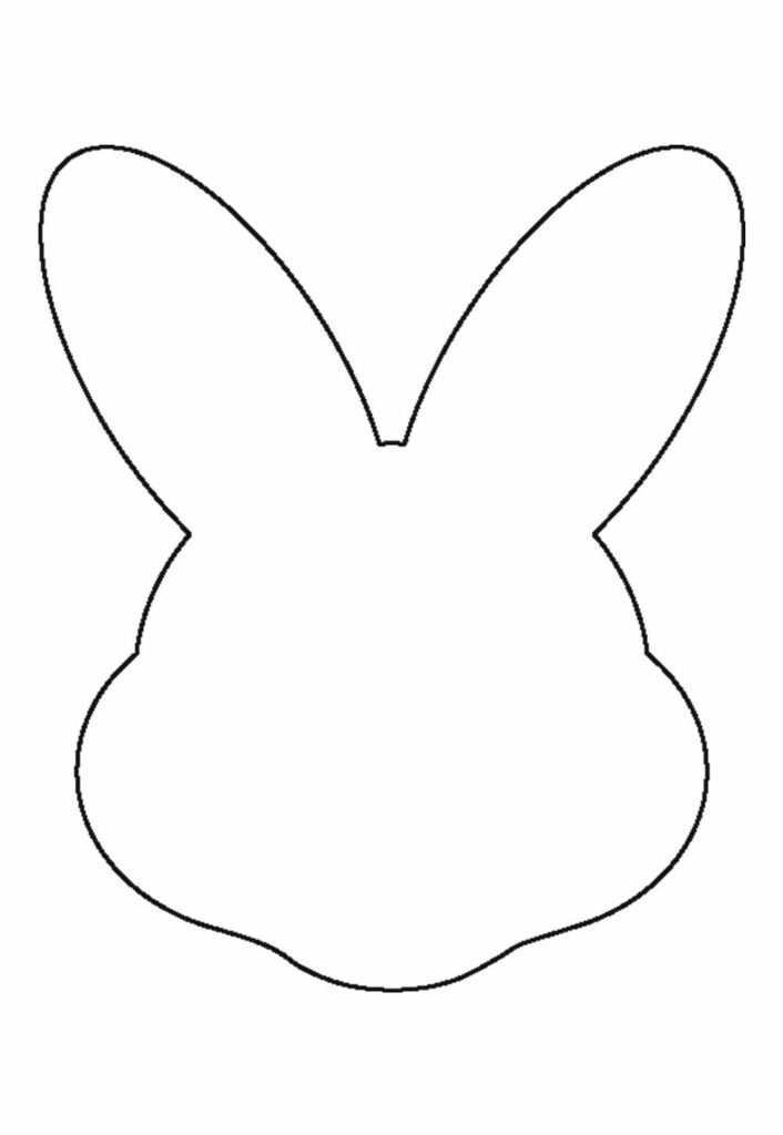 Molde de rosto de coelhiinho