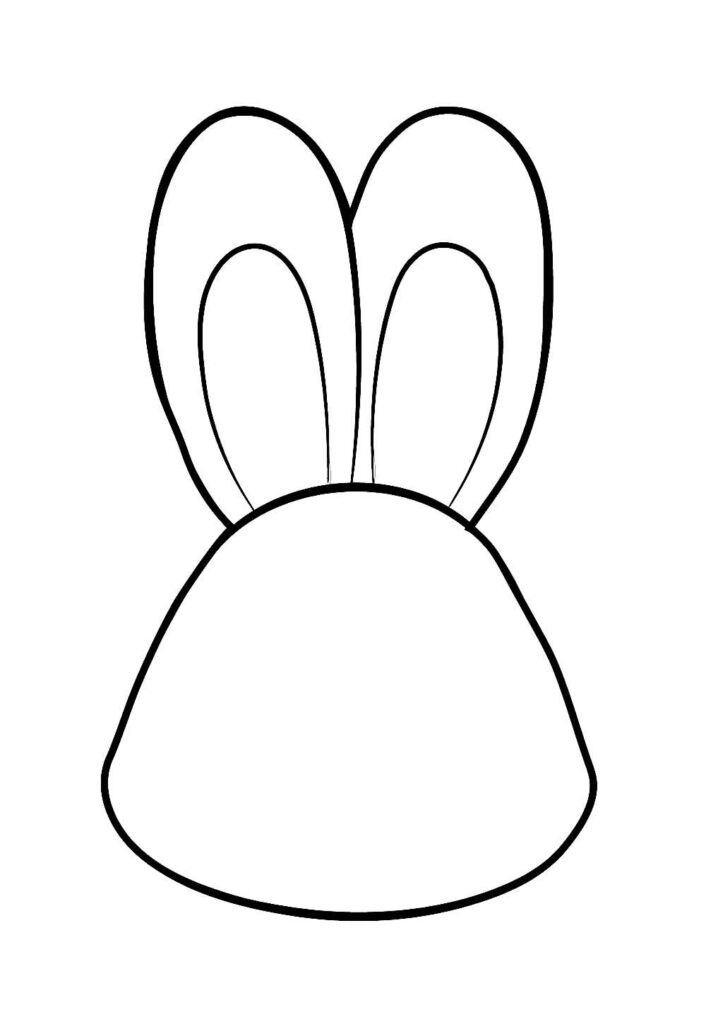 Molde de Rosto de Coelhinho