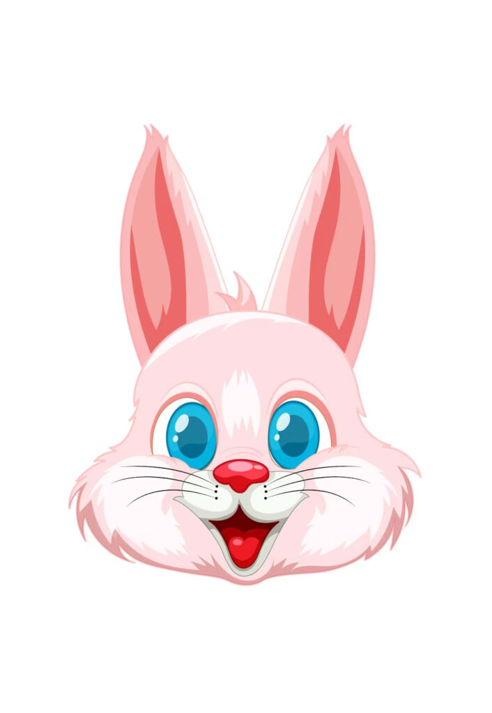 Molde de Rosto de Coelhinho