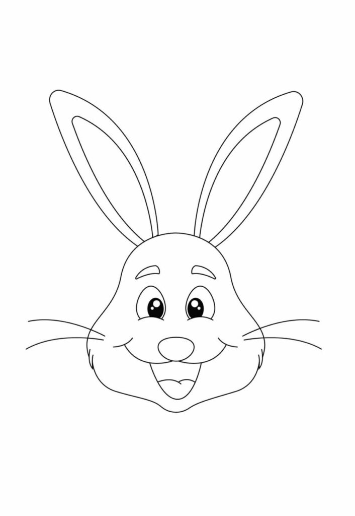 Molde de rosto de coelhiinho