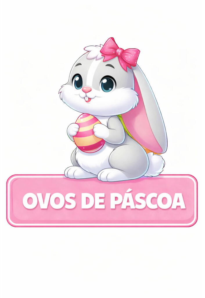 Plaquinha de Páscoa - Ovos de Páscoa