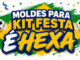 Moldes para Kit Festa É Hexa - Brasil Copa do Mundo 2026