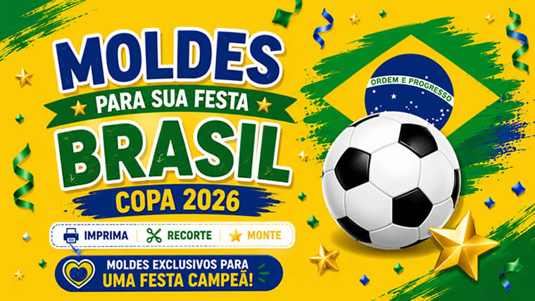 Moldes do Brasil para Copa