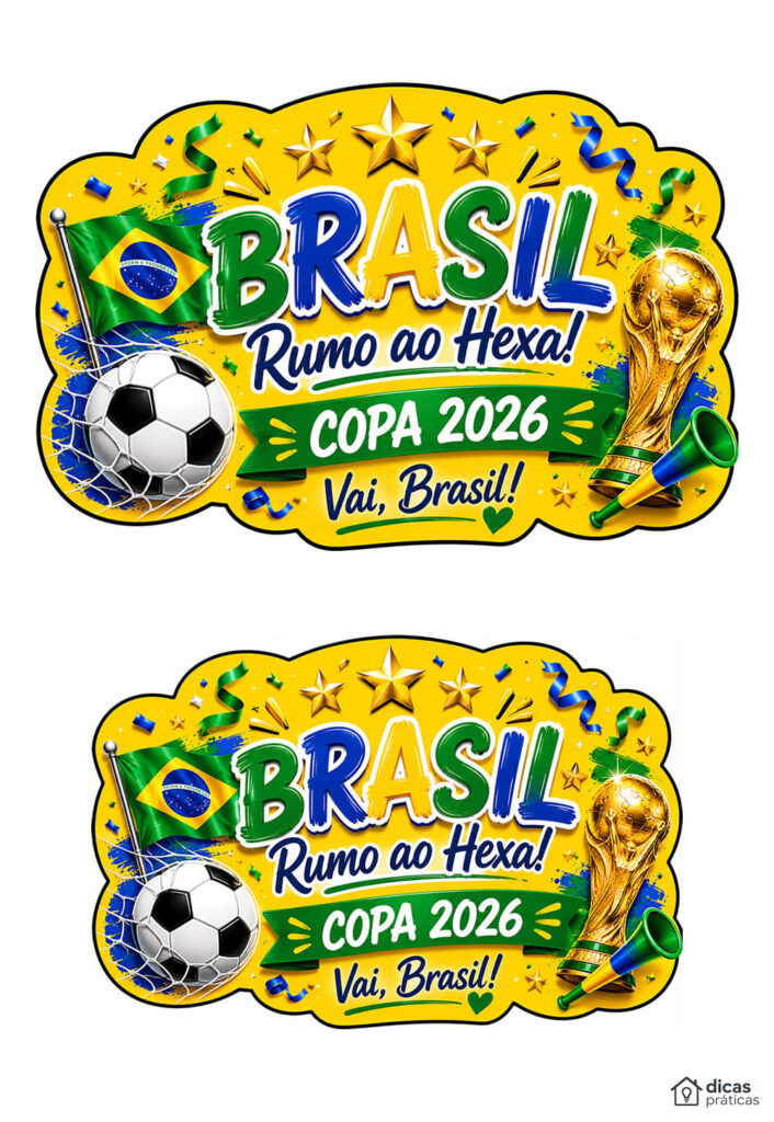 Enfeites para Copa