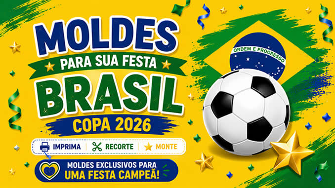 Moldes do Brasil para Copa