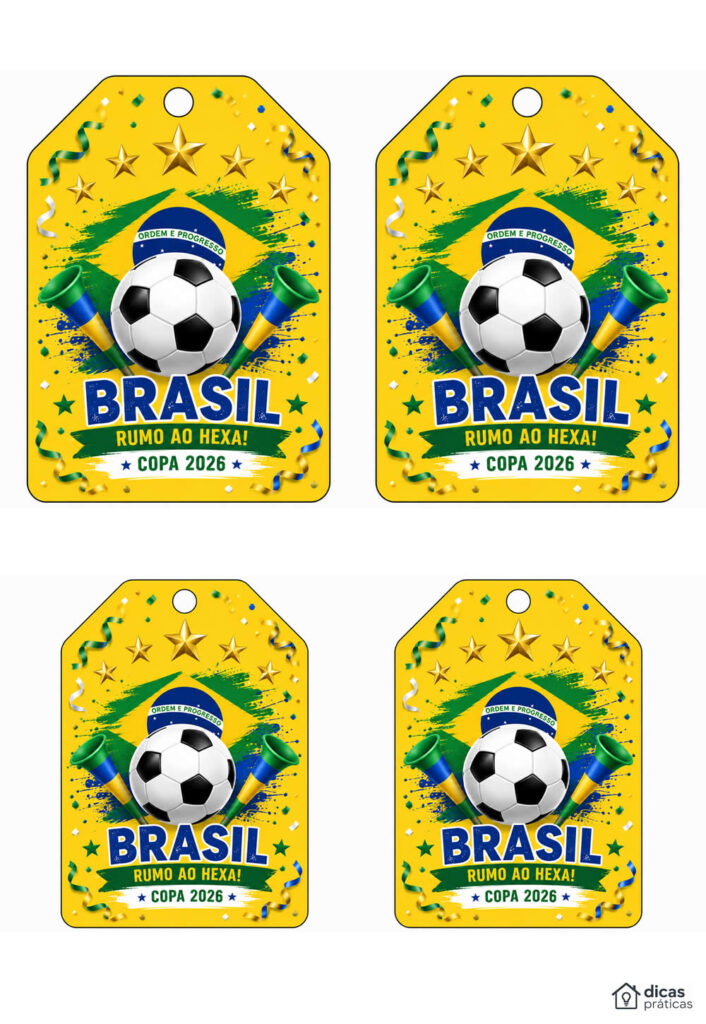 Lembrancinha Brasil Copa